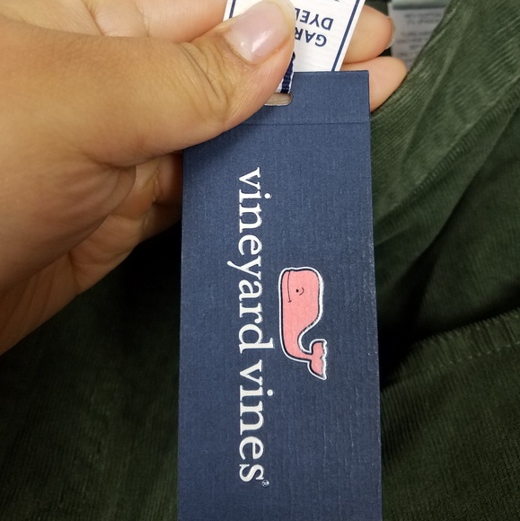 NWT Vineyard vines corduroy green cargo pant 28/30 - Picture 5 of 7